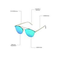 Phirillo - Silver/Ice Blue Mirror