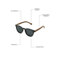 The Phillozu-Phieres-Dark Grey / Grey Polarized-Sonnenbrille