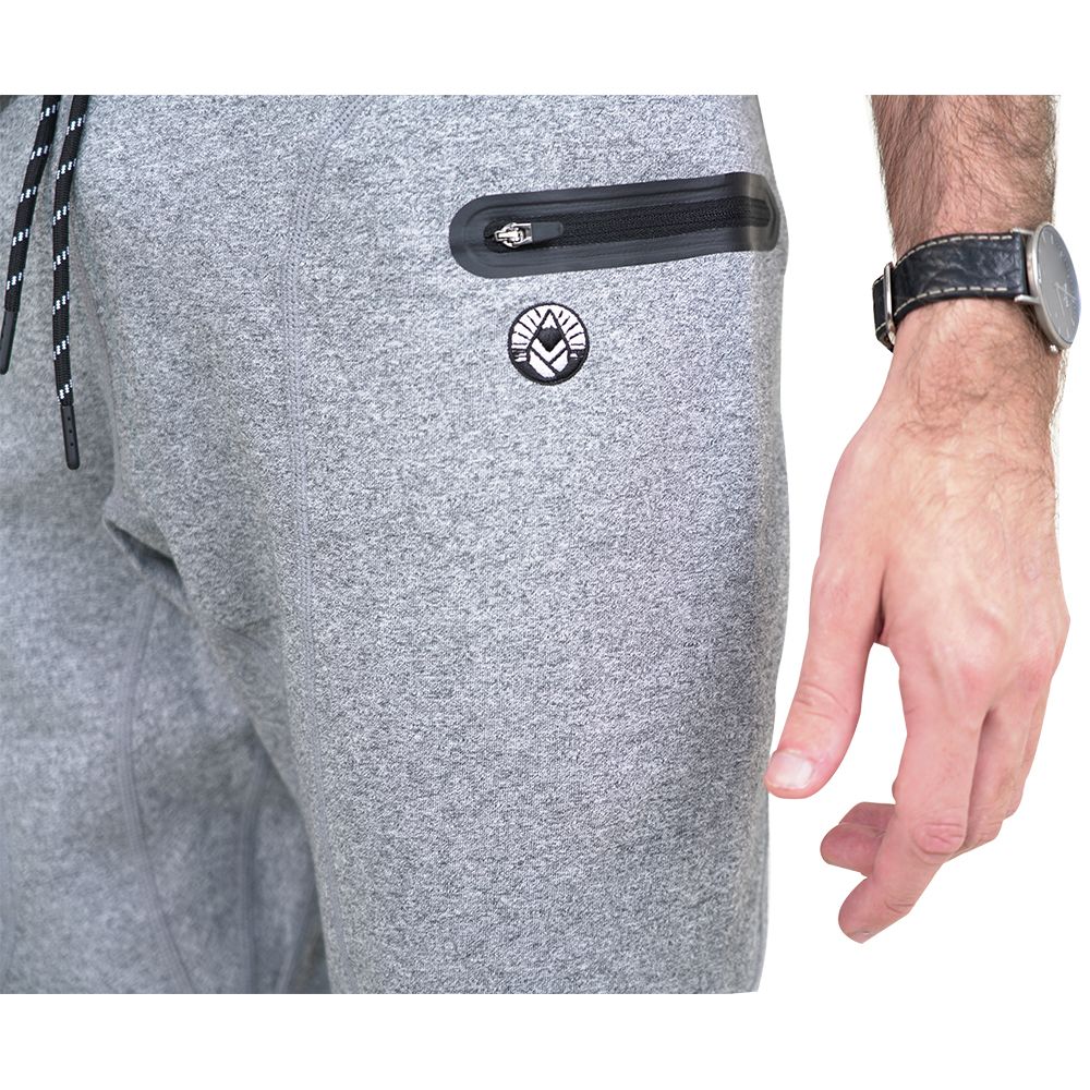 Demotph Pant - Phieres - Grey Melange - Sweatpant