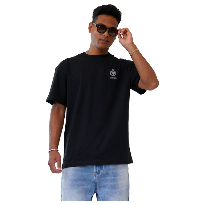 Guzzling 19 Tee - Phieres - Black - T-Shirt