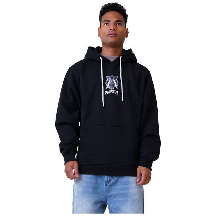 Burniph Hood - Phieres - Black - Hoodie