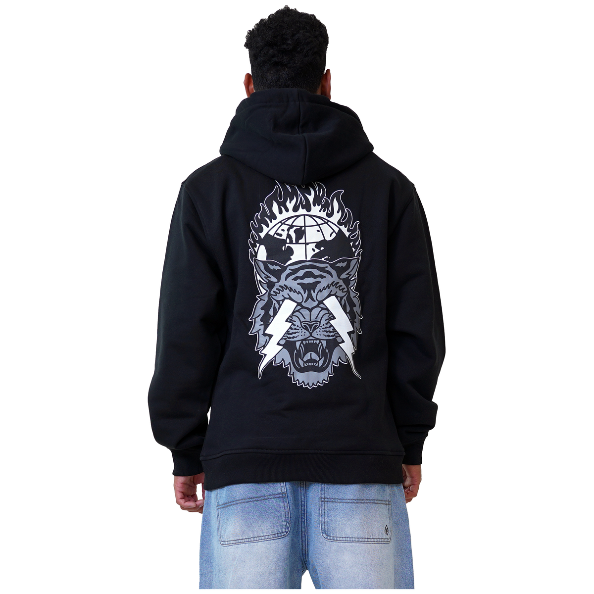 Burniph Hood - Phieres - Black - Hoodie