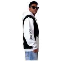 P Since 19 Hood - Phieres - Black White - Zip Hoodie