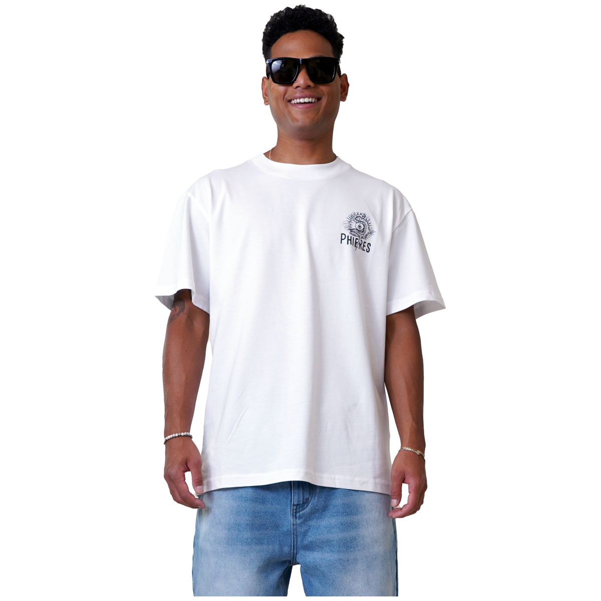 Divinityph Tee - Phieres - Bright White - T-Shirt