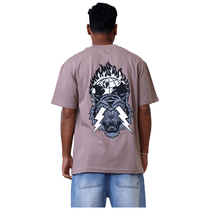 Burniph Tee - Phieres - Taupe Gray - T-Shirt