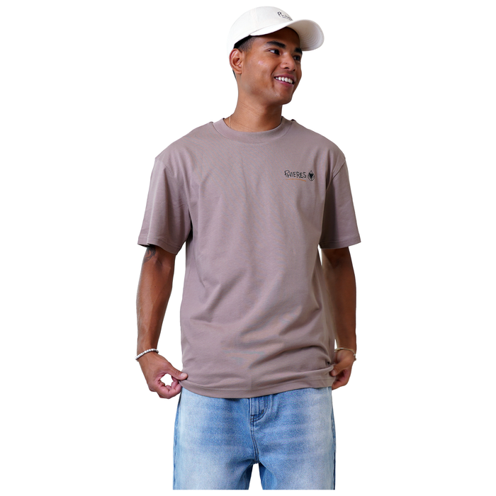 P Since 19 Tee - Phieres - Taupe Gray - T-Shirt