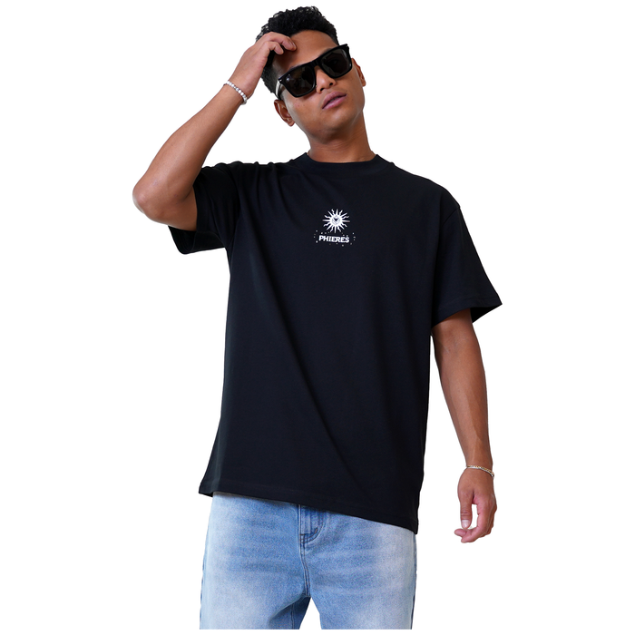 Natureph Sun - Phieres - Black - T-Shirt