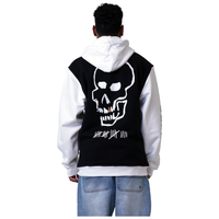 P Since 19 Hood - Phieres - Black White - Zip Hoodie