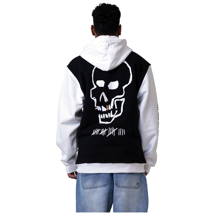 P Since 19 Hood - Phieres - Black White - Zip Hoodie