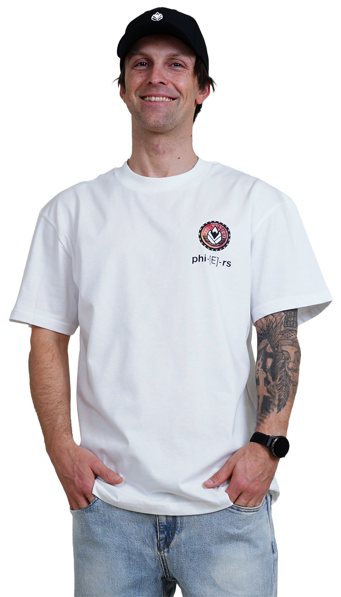 Phlycircle Tee - Phieres - Bright White - T-Shirt