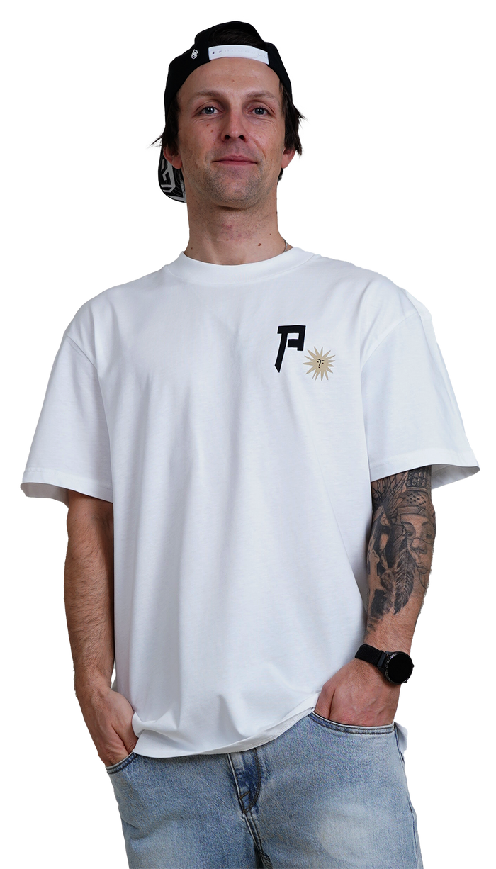 Snaphlower Tee - Phieres - Bright White - T-Shirt