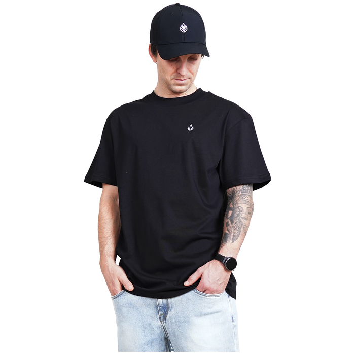 Lotuph Logo Tee - Phieres - Black - T-Shirt