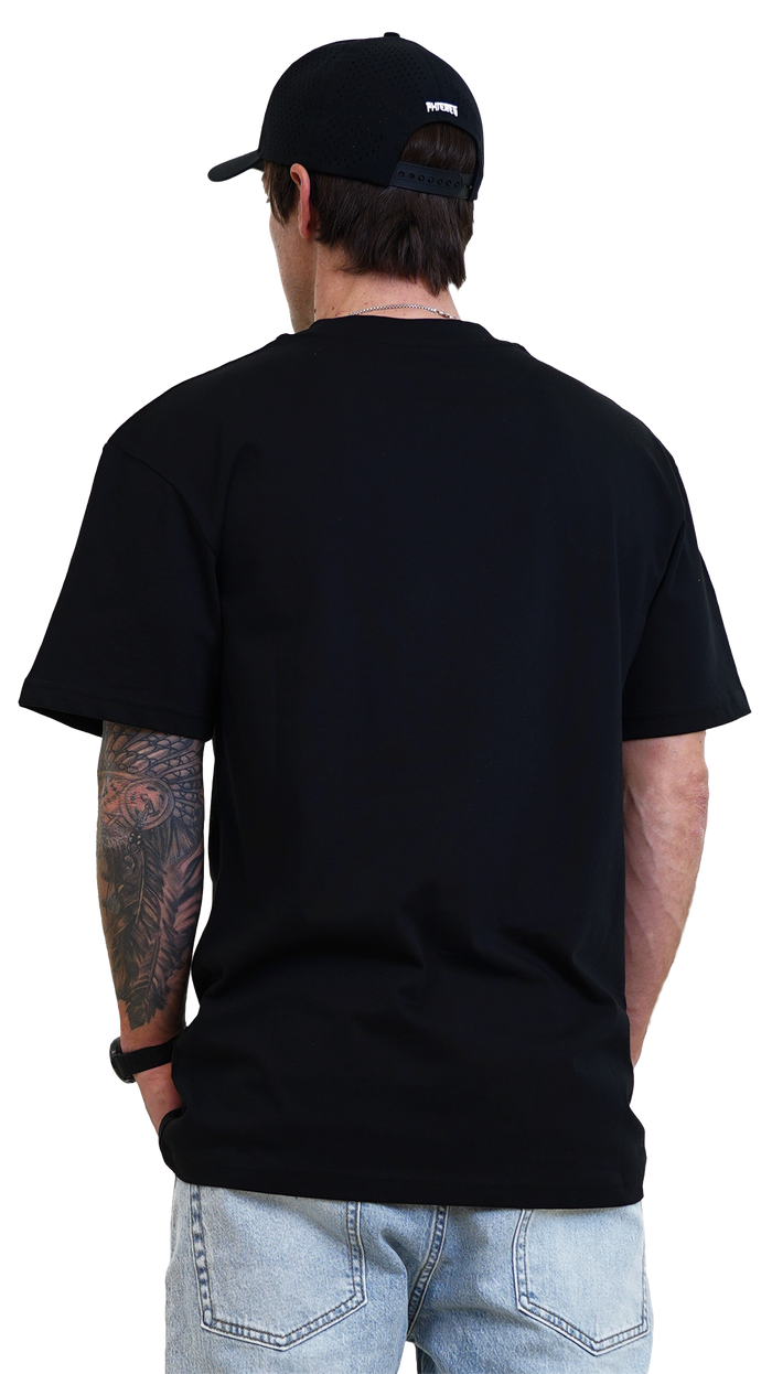 Lotuph Logo Tee - Phieres - Black - T-Shirt