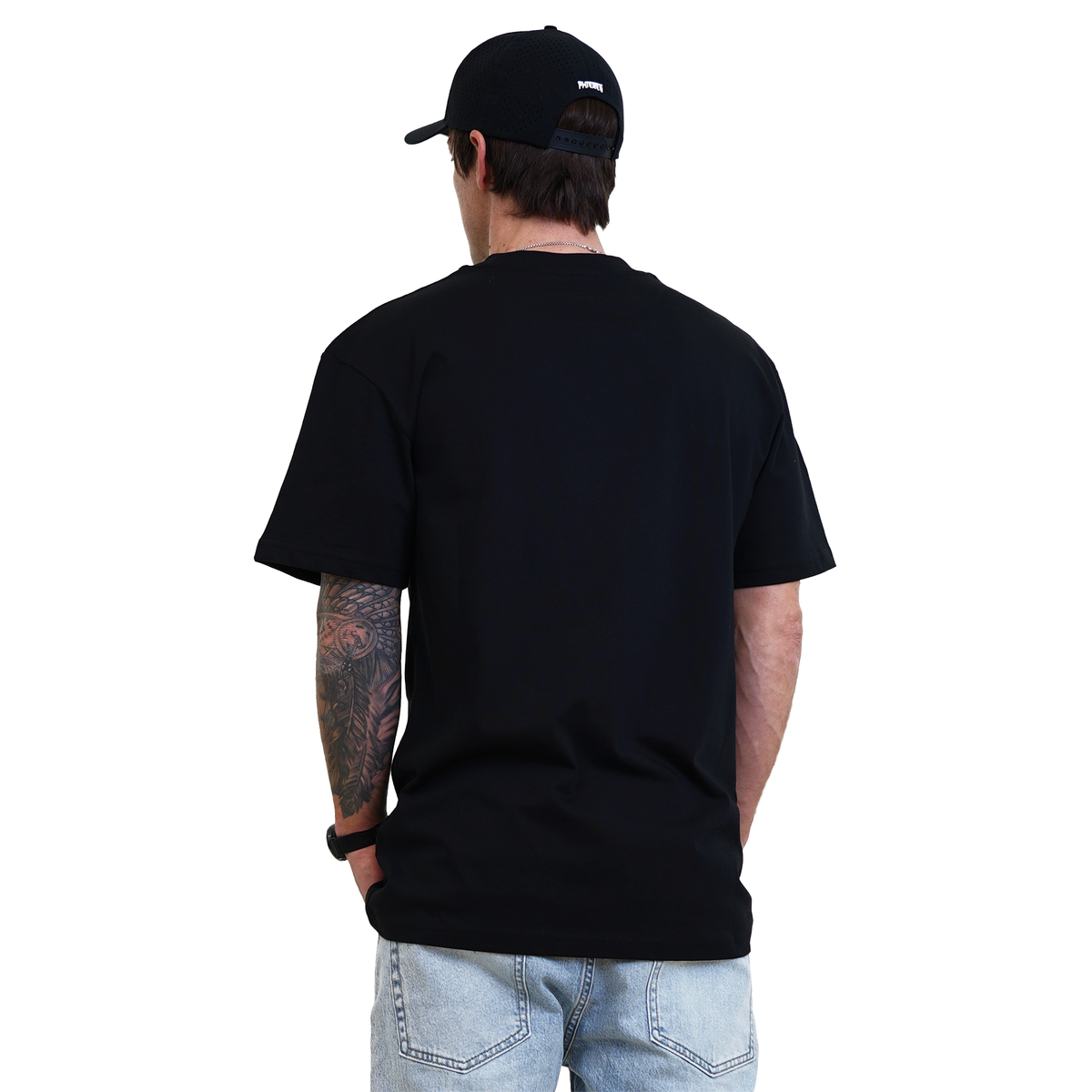 Lotuph Logo Tee - Phieres - Black - T-Shirt