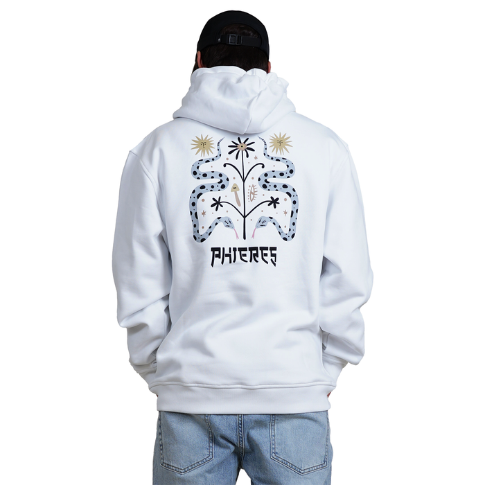 Snaphlower Hoody - Phieres - Bright White - Hoodie