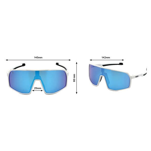 Tawonph - Phieres - White/Ice Blue Mirror - Sportbrille