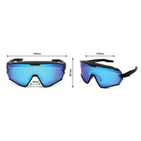 Sharkbiteph Plus - Phieres - Matt Black/ Gray Lens Full Revo Blue - Technische Sonnenbrille