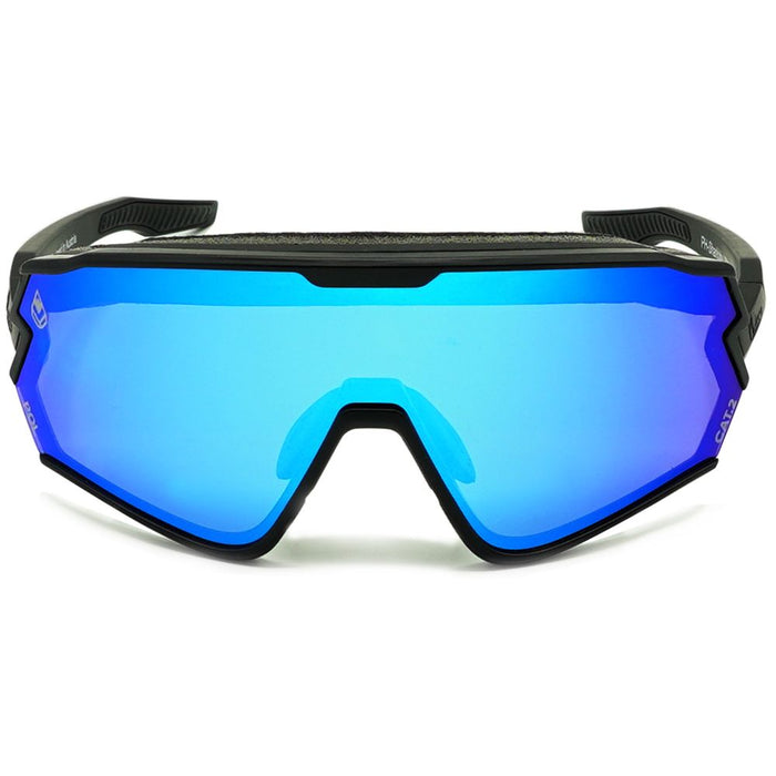 Sharkbiteph Plus - Phieres - Matt Black/ Gray Lens Full Revo Blue - Technische Sonnenbrille