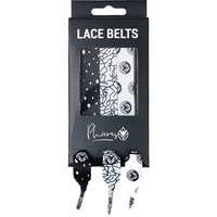 PH-Lacebelts - Phieres - Blk/Wht Pattern - Textilgürtel