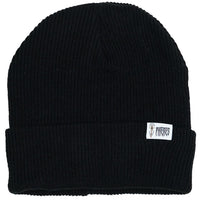 Metal Script Beanie - Phieres - Black - Beanie
