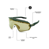 Sharkbiteph Ldt - Phieres - Matt Grn/K Gold - Technische Sonnebrille