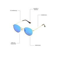 Phenticon-Phieres-Gold Ice Blue Mirror-Sonnenbrille