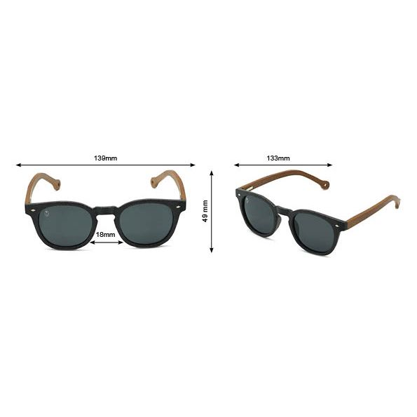 The Phillozu-Phieres-Dark Grey / Grey Polarized-Sonnenbrille