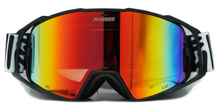 Ophride MTB - Phieres - Mtt BLK/Orange Blk R - Bike Goggle 