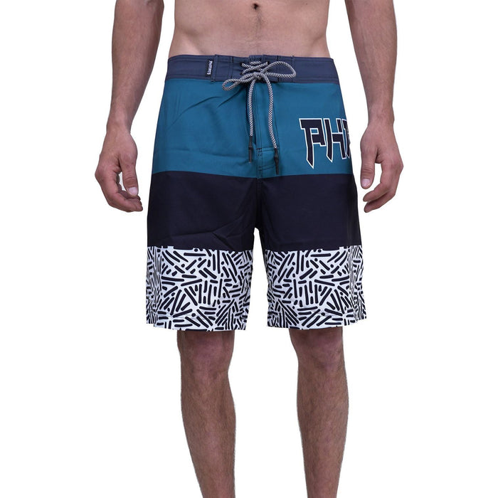 Phalturay-Phieres-Teal Black Pattern-Badehose