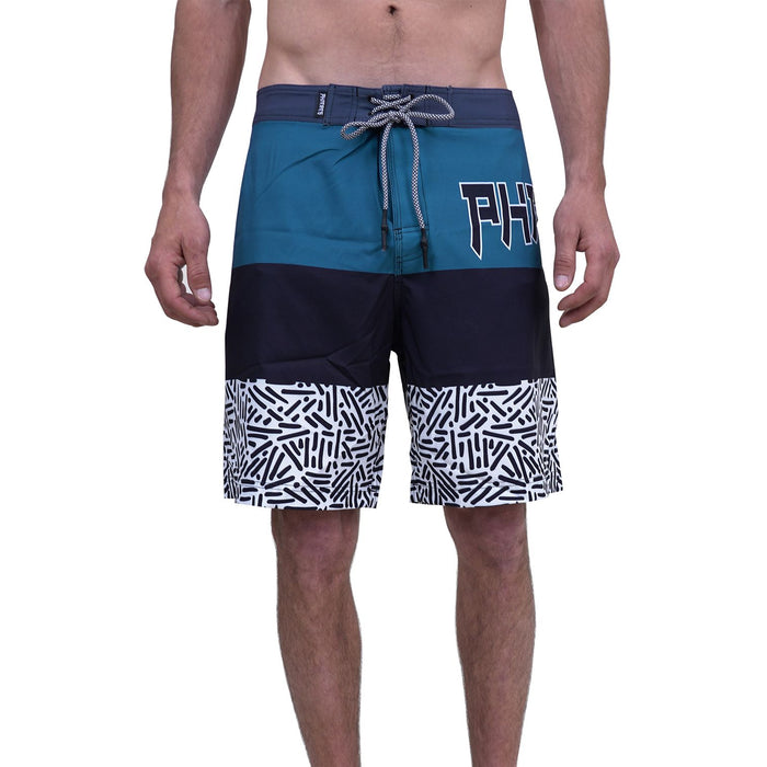 Phalturay-Phieres-Teal Black Pattern-Badehose