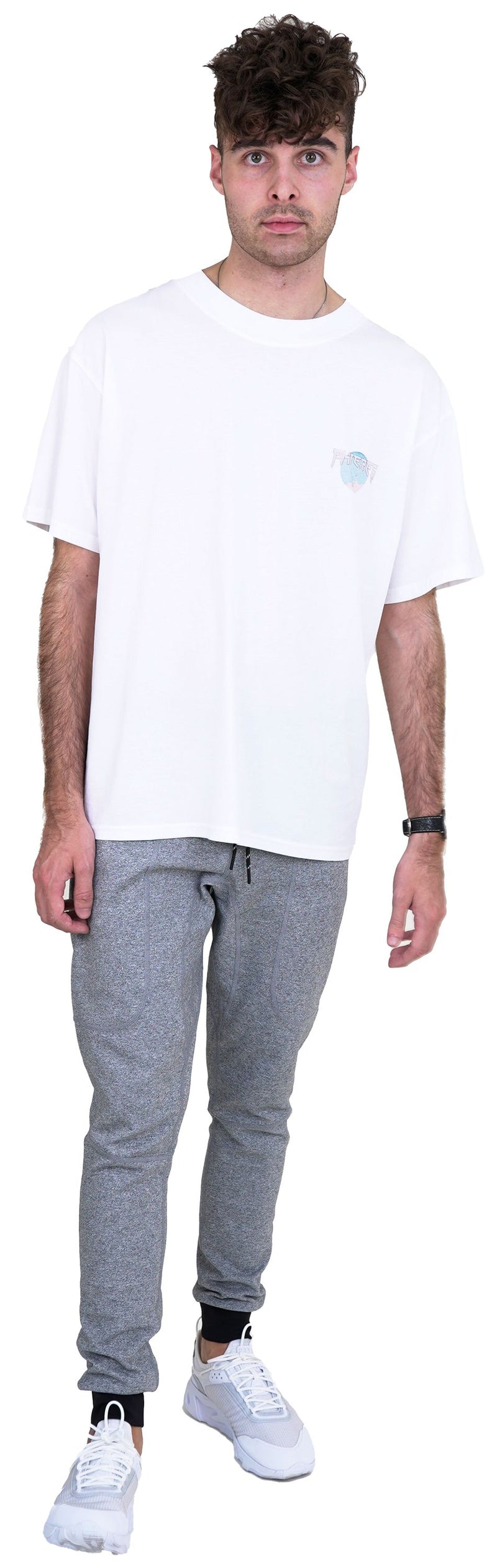 Demotph Pant - Phieres - Grey Melange - Sweatpant