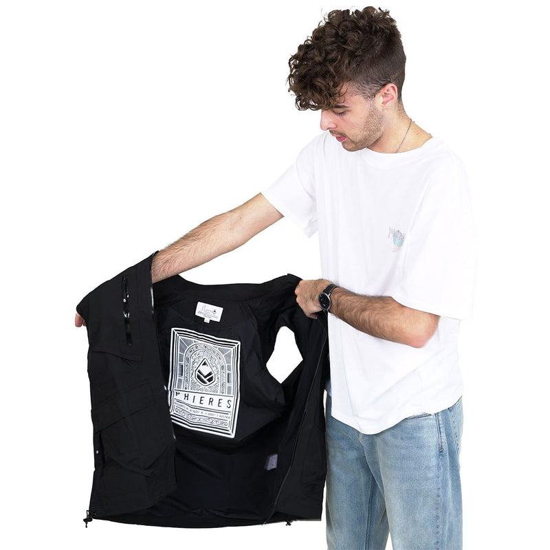 Phinyon Vest - Phieres - Black - Vest