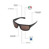 Phorora - Phieres - Mt Blk / Purple Red - Sonnenbrille