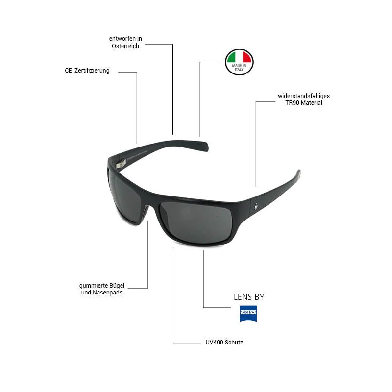 Phorora - Phieres - Mt Blk / Grey - Sonnenbrille