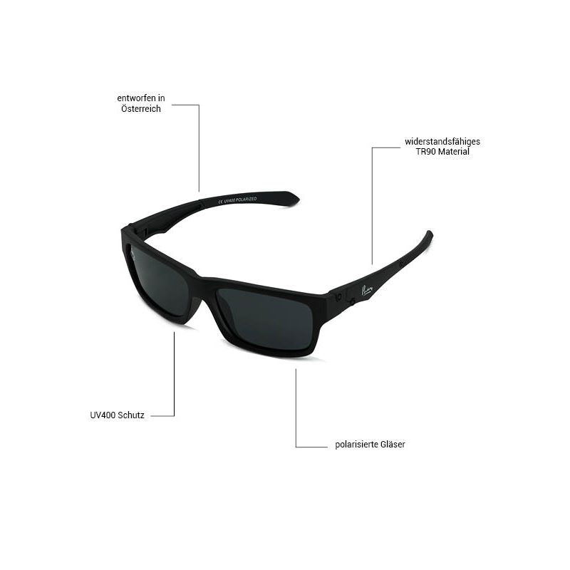 Archerph - Phieres - Matt Black-Smoke Pol - Sonnenbrille