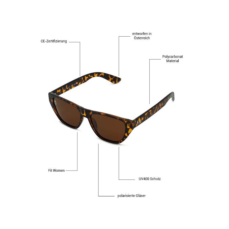 Delighteph - Phieres - Brown Tortoise-Brown - Sonnenbrille