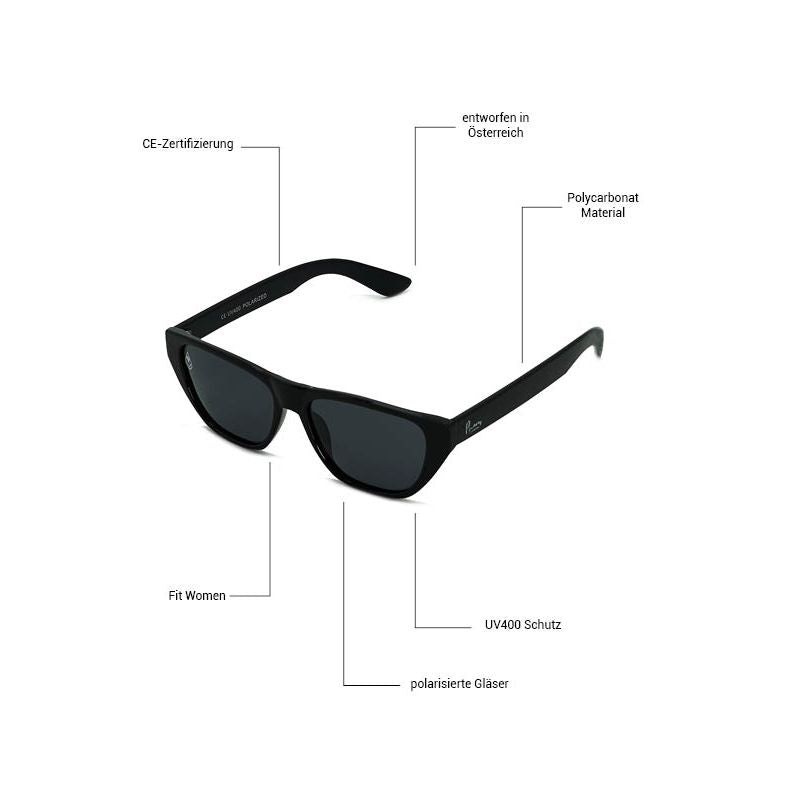 Delighteph - Phieres - Black-Smoke Polarize - Sonnenbrille