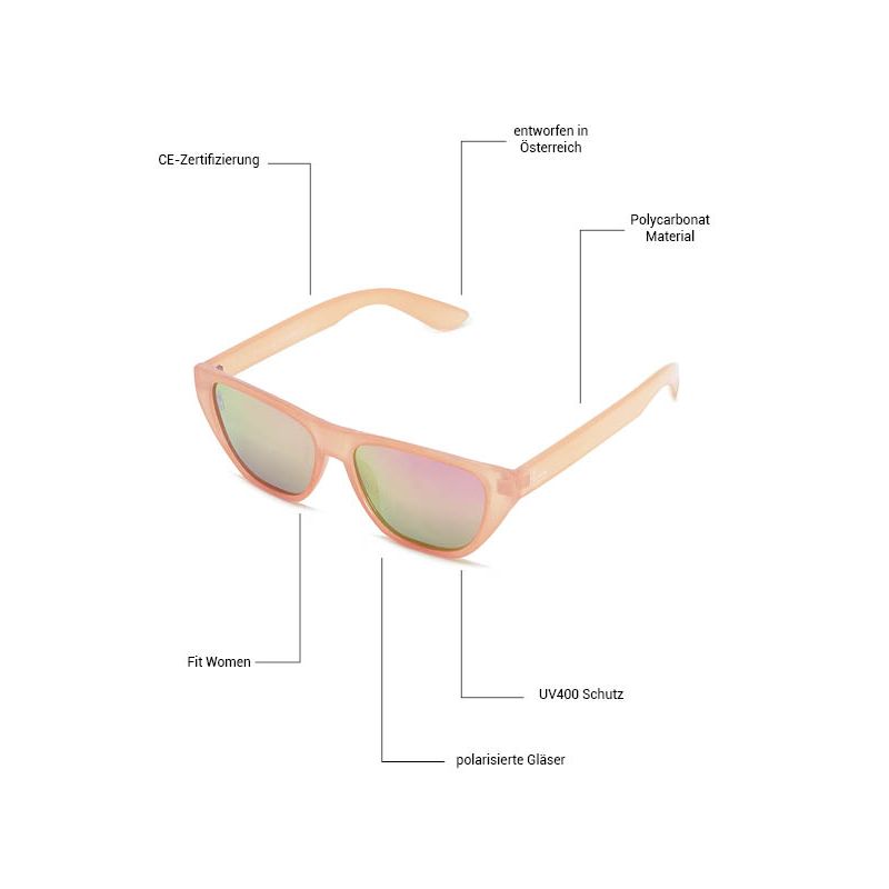 Delighteph - Phieres - Pink-Pink Mirror Pol - Sonnenbrille