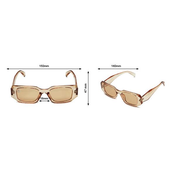 Timeoph - Phieres - Transparent Brown-Br - Sonnenbrille