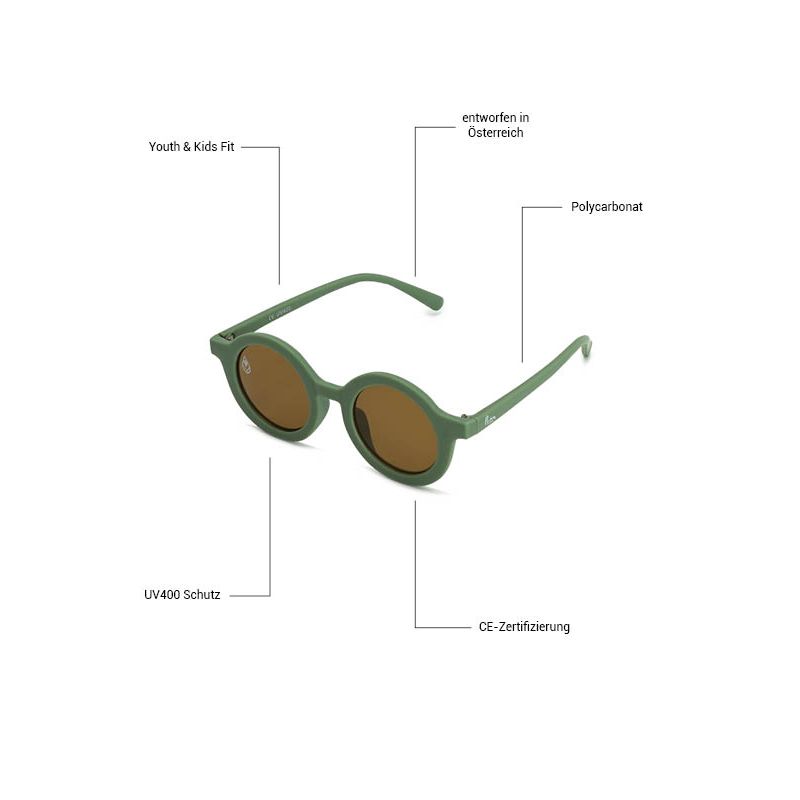 Playphound - Phieres - Green -Brown - Sonnenbrille