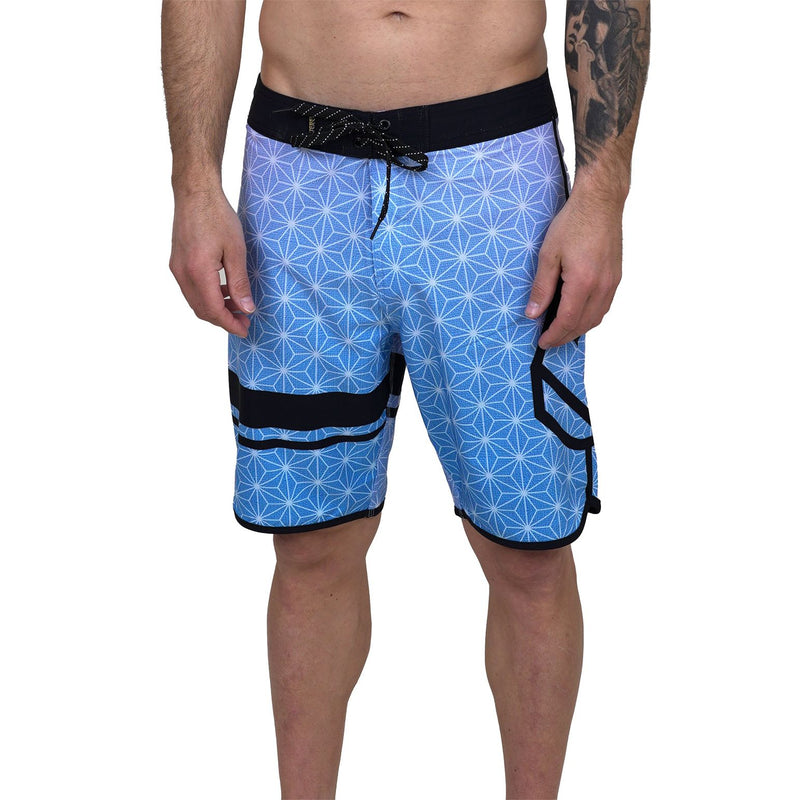 Senseiph - Phieres - Orchid Print/Blue - Boardshort