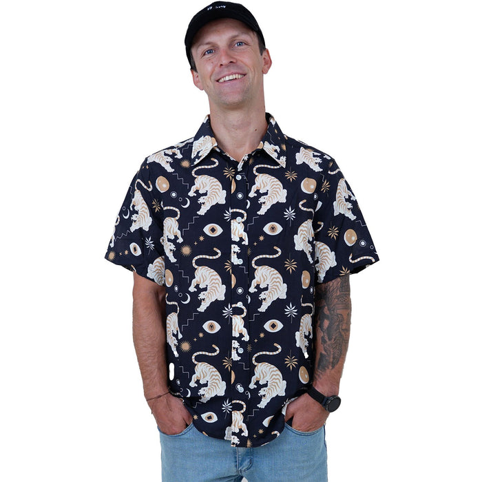 Phiger Shirt - Phieres - Mustard Gold - Kurzarmhemd