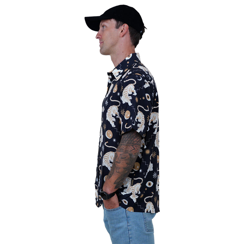 Phiger Shirt - Phieres - Mustard Gold - Kurzarmhemd