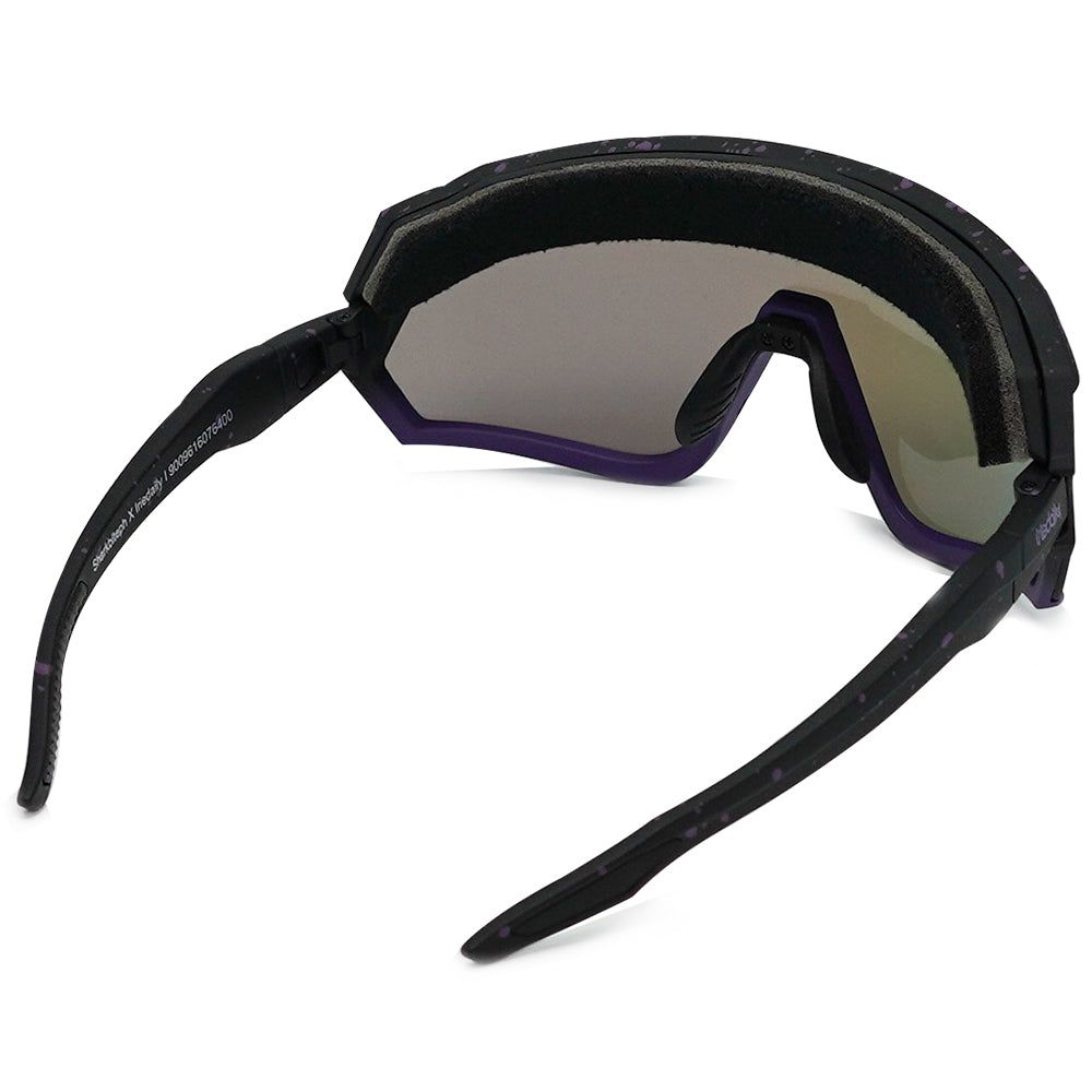 Sharkbiteph X Iriedaily - Phieres - Splatter MattBlk/Gre - Technische Sonnenbrille