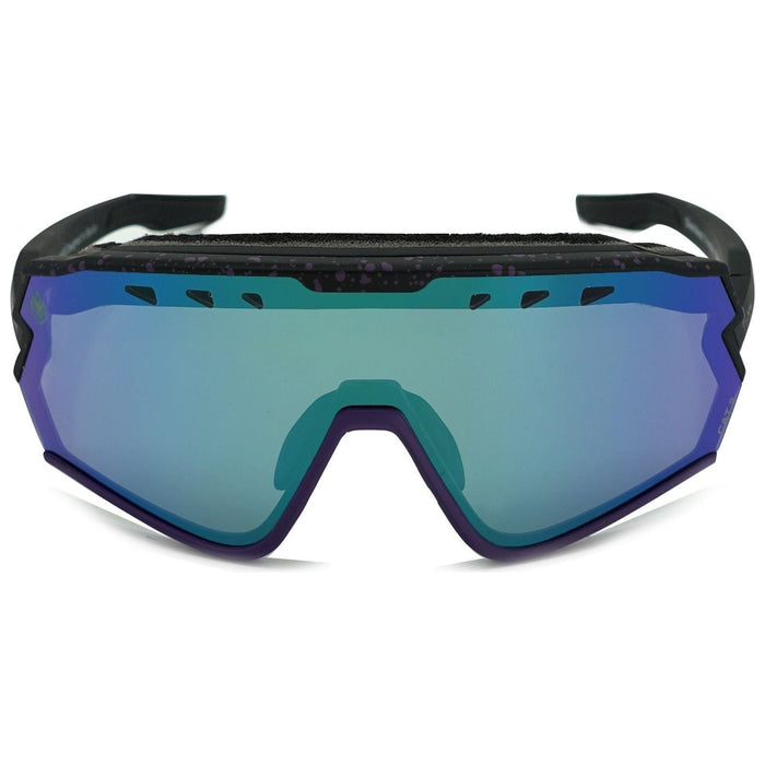 Sharkbiteph X Iriedaily - Phieres - Splatter MattBlk/Gre - Technische Sonnenbrille