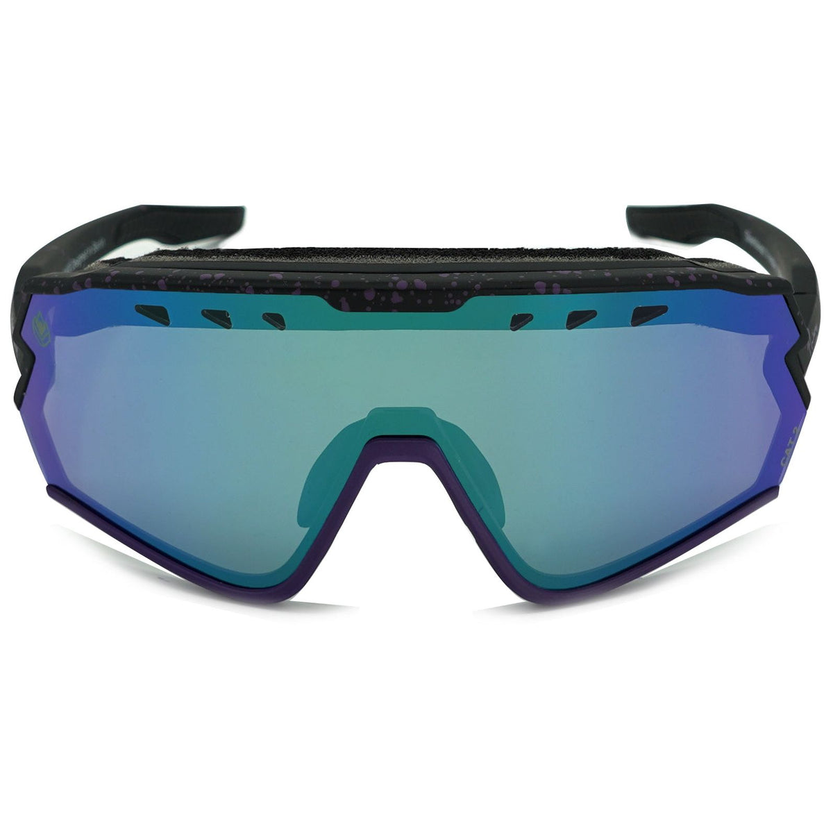 Sharkbiteph X Iriedaily - Phieres - Splatter MattBlk/Gre - Technische Sonnenbrille