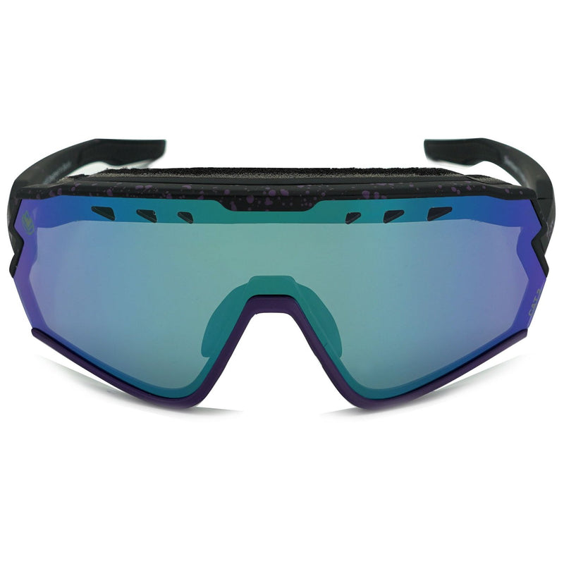 Sharkbiteph X Iriedaily - Phieres - Splatter MattBlk/Gre - Technische Sonnenbrille