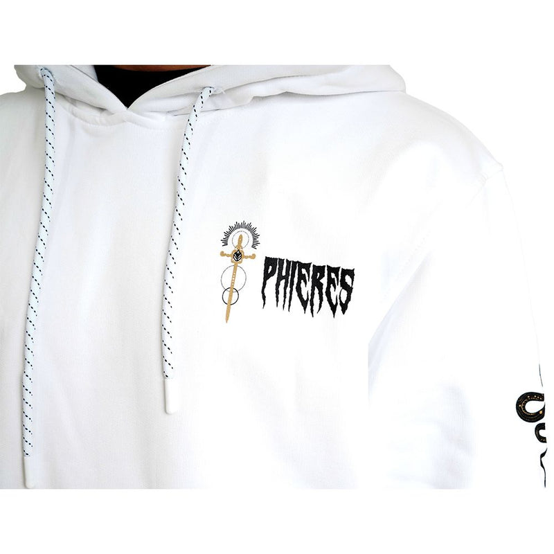 Swordiph II Hood - Phieres - Bright White - Kapuzenpulli