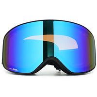 Conphroier - Phieres - Matt Black Blue Mirror - Schneebrille verspiegelt