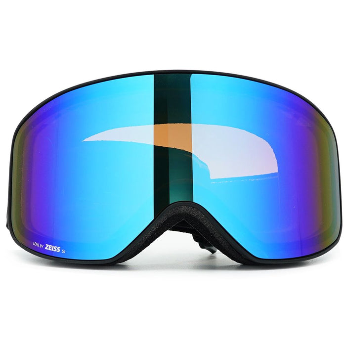 Conphroier - Phieres - Matt Black Blue Mirror - Schneebrille verspiegelt